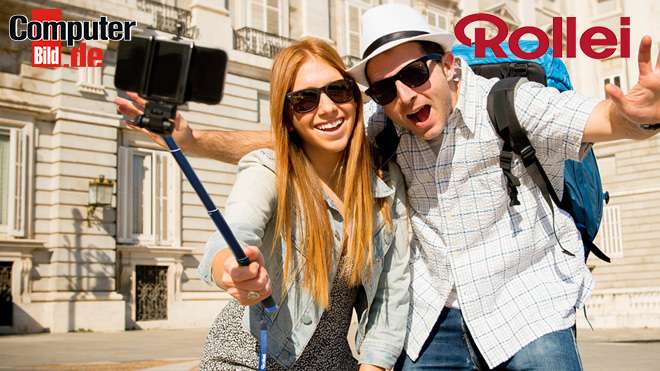 Przeterminowany: Selfie-Stick 4 Smile firmy Rollei w ekskluzywnej cenie tylko 19,95 euro